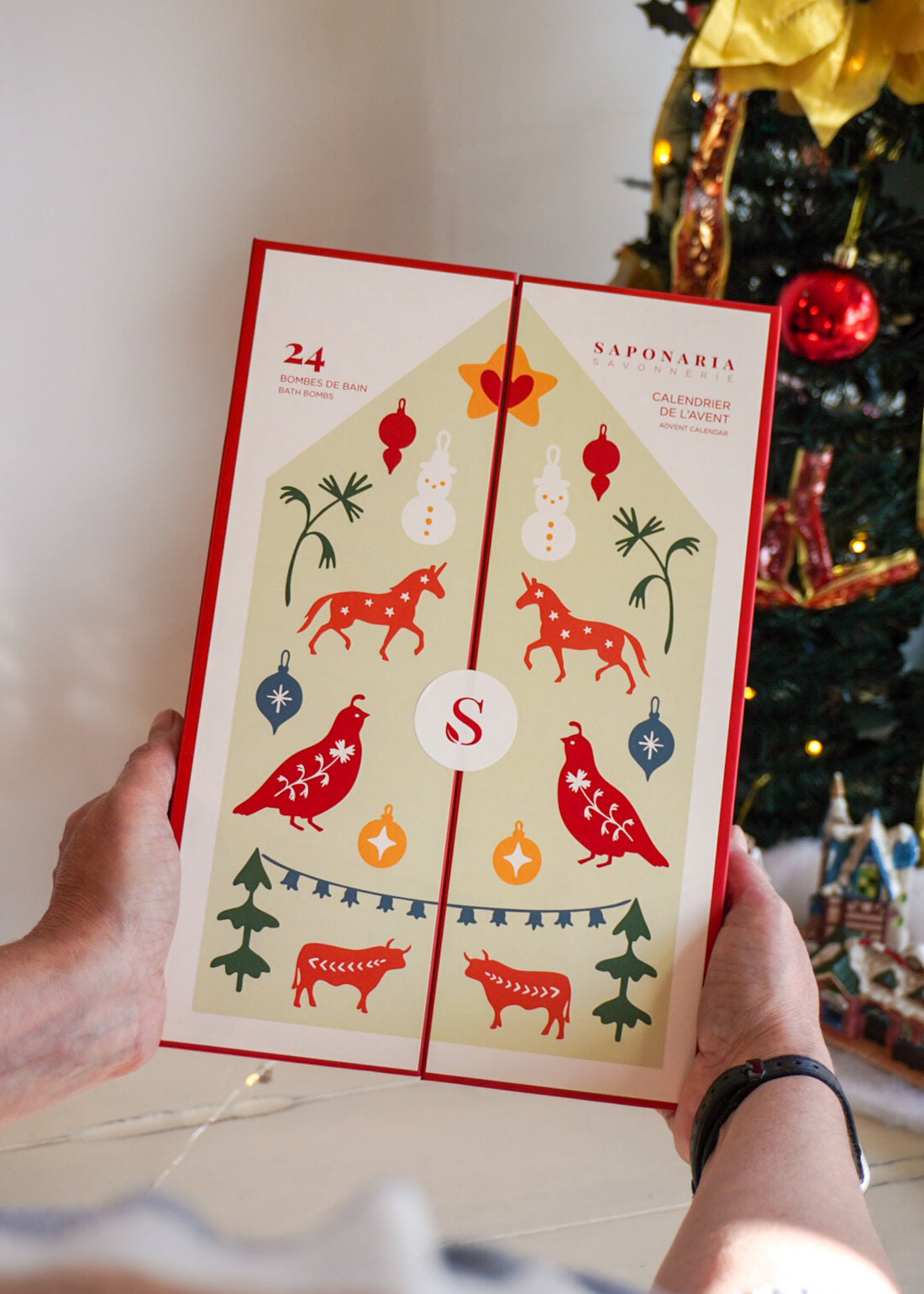 Savonnerie Saponaria Calendrier de l'avent 2025 Soins corporels Savonnerie Saponaria