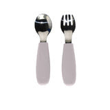Micasso &amp;amp; Co Silicone and Metal Spoon and Fork Set