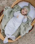 Zak & Zoé Dormeuse en bambou 0-6 mois Dodo Zak & Zoé Ligné sauge