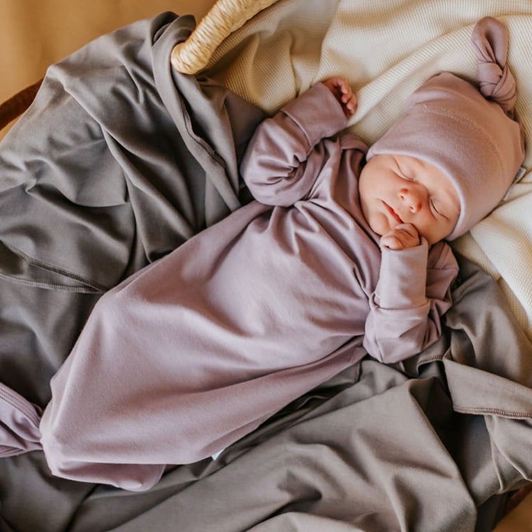 Zak &amp; Zoé Dormeuse en bambou 0-6 mois Dodo Zak &amp; Zoé Lilas