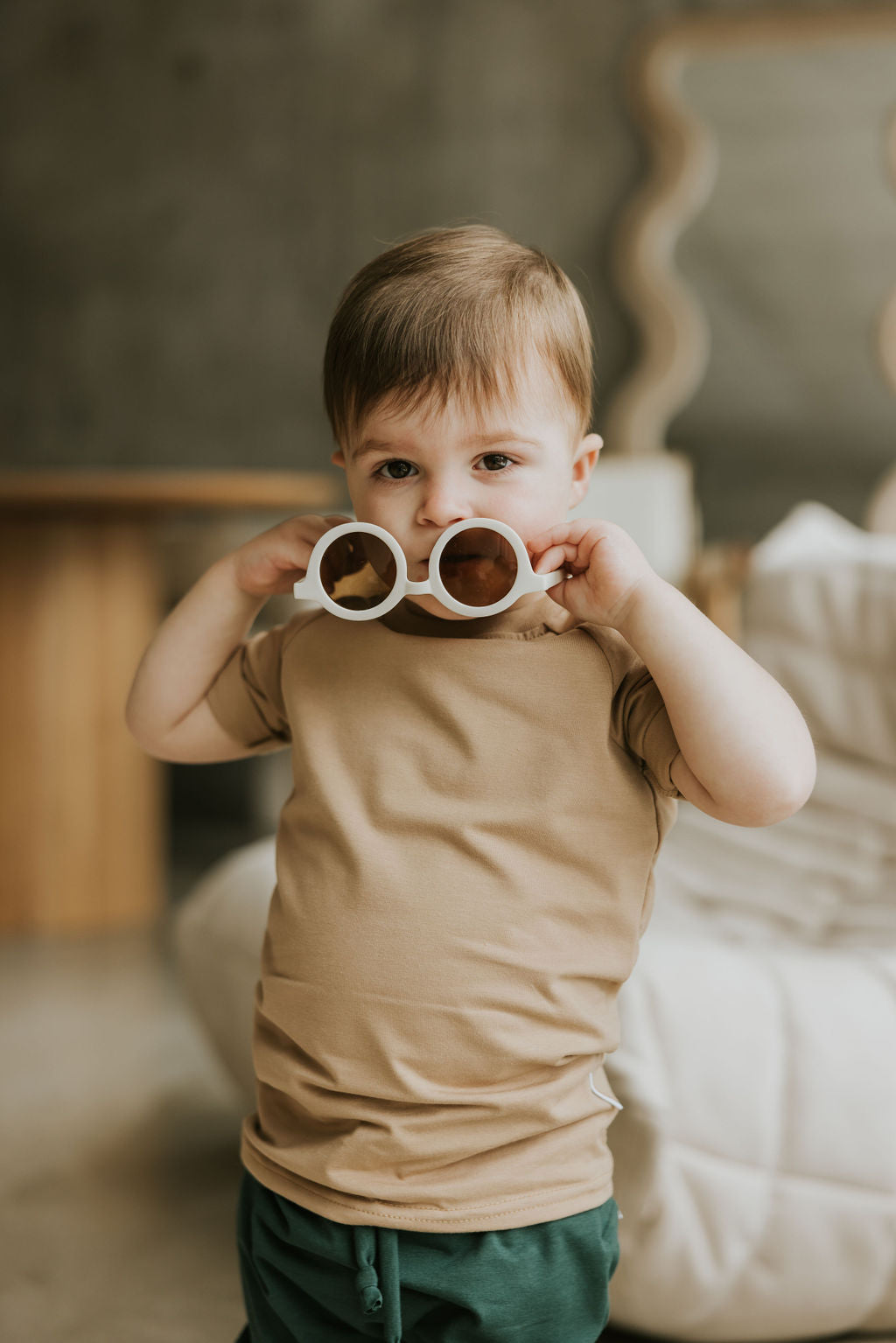 Zak & Zoé T-shirt évolutif Vêtements Zak & Zoé 3-12 mois Beige