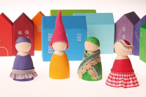 Grimm's 7 amis Arc-en-ciel Jouets Grimm's Spiel & Holz Design   