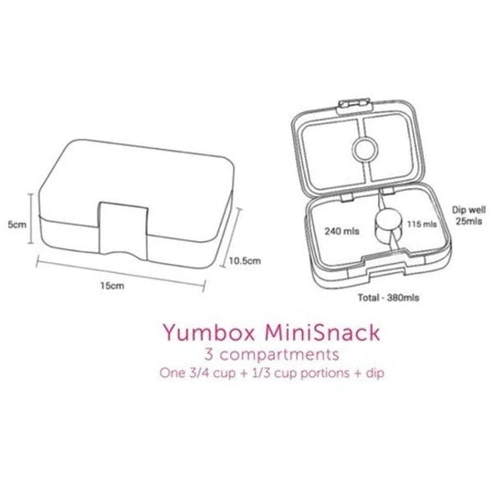 Yumbox Mini Snack 3 compartments