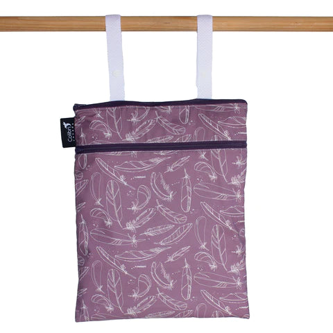 Colibri Sac imperméable de transport double moyen format Couches lavables Colibri Feathers