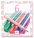 Djeco 6 marqueurs pailletés Jouets Djeco   