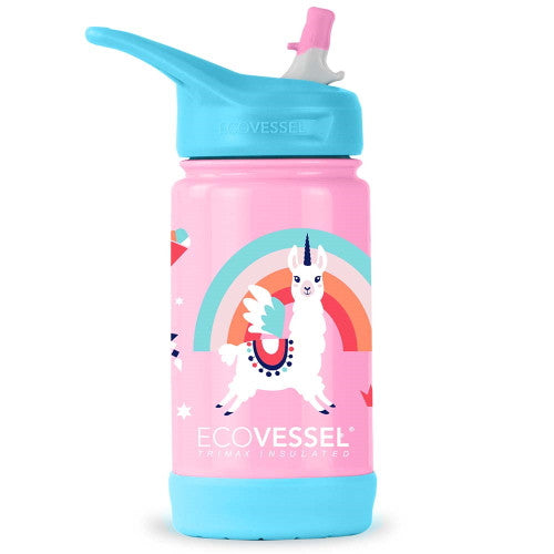 Ecovessel 12oz Insulated Straw Water Bottle