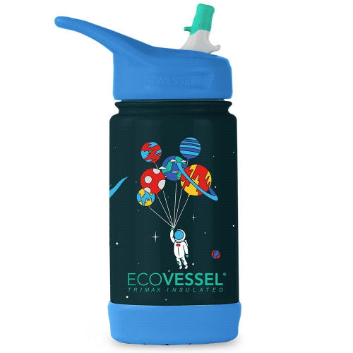 Ecovessel Gourde à paille isolée 12 oz