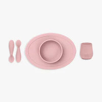 EZ PZ Premier ensemble repas en silicone Alimentation EZ PZ Rose nordique  