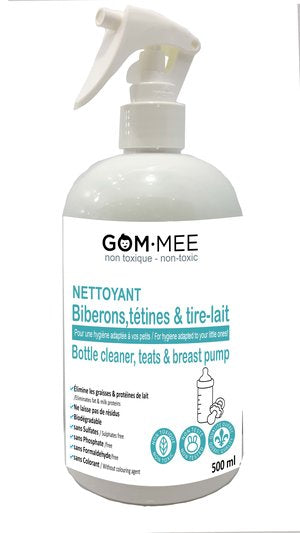 Gom-mee Nettoyant à biberon, tétines et tire-lait - Boutique Planète Bébé