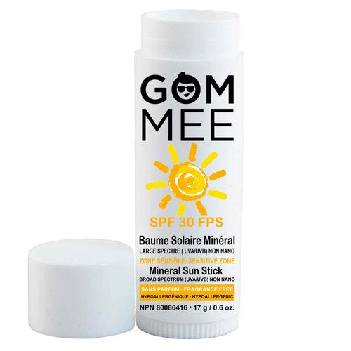 GOM-MEE Baume solaire minéral naturel en bâton FPS30 Soins corporels Gom-Mee