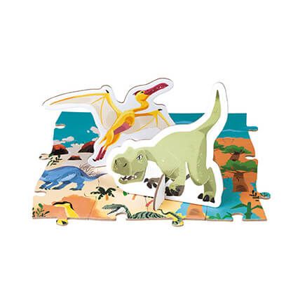 Janod Casse-tête 3D Éducatif Dinosaures 200 pièces