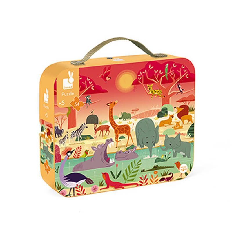 Janod Casse-tête Réserve Animaux 54 pièces Jouets Janod   