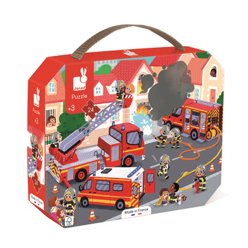 Janod Puzzle Firefighters 24 pieces
