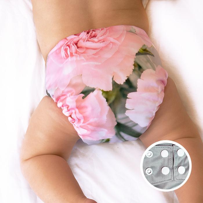 La Petite Ourse Cloth diaper with press stud pocket