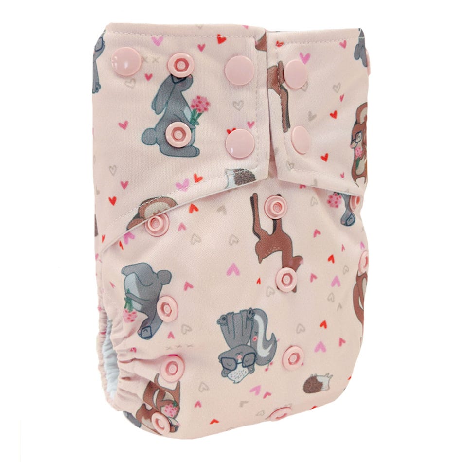 La Petite Ourse Cloth diaper with press stud pocket