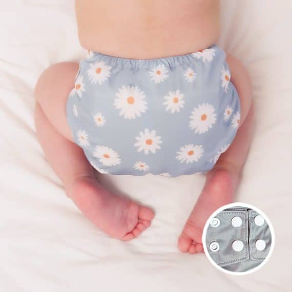 La Petite Ourse Cloth diaper with press stud pocket