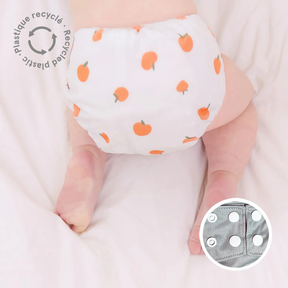 La Petite Ourse Cloth diaper with press stud pocket