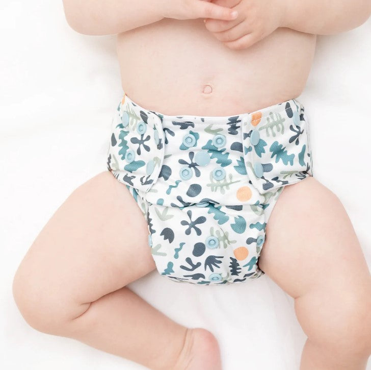 La Petite Ourse Cloth diaper with press stud pocket