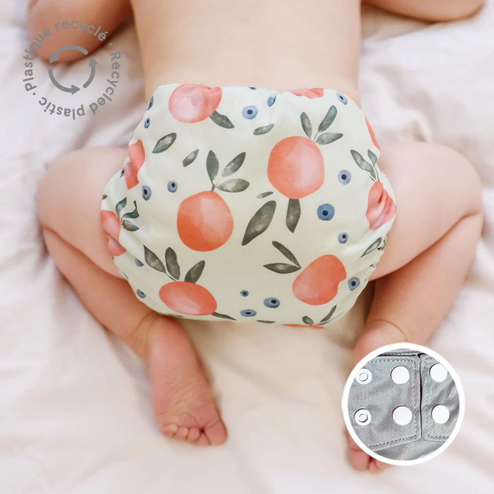 La Petite Ourse Cloth diaper with press stud pocket