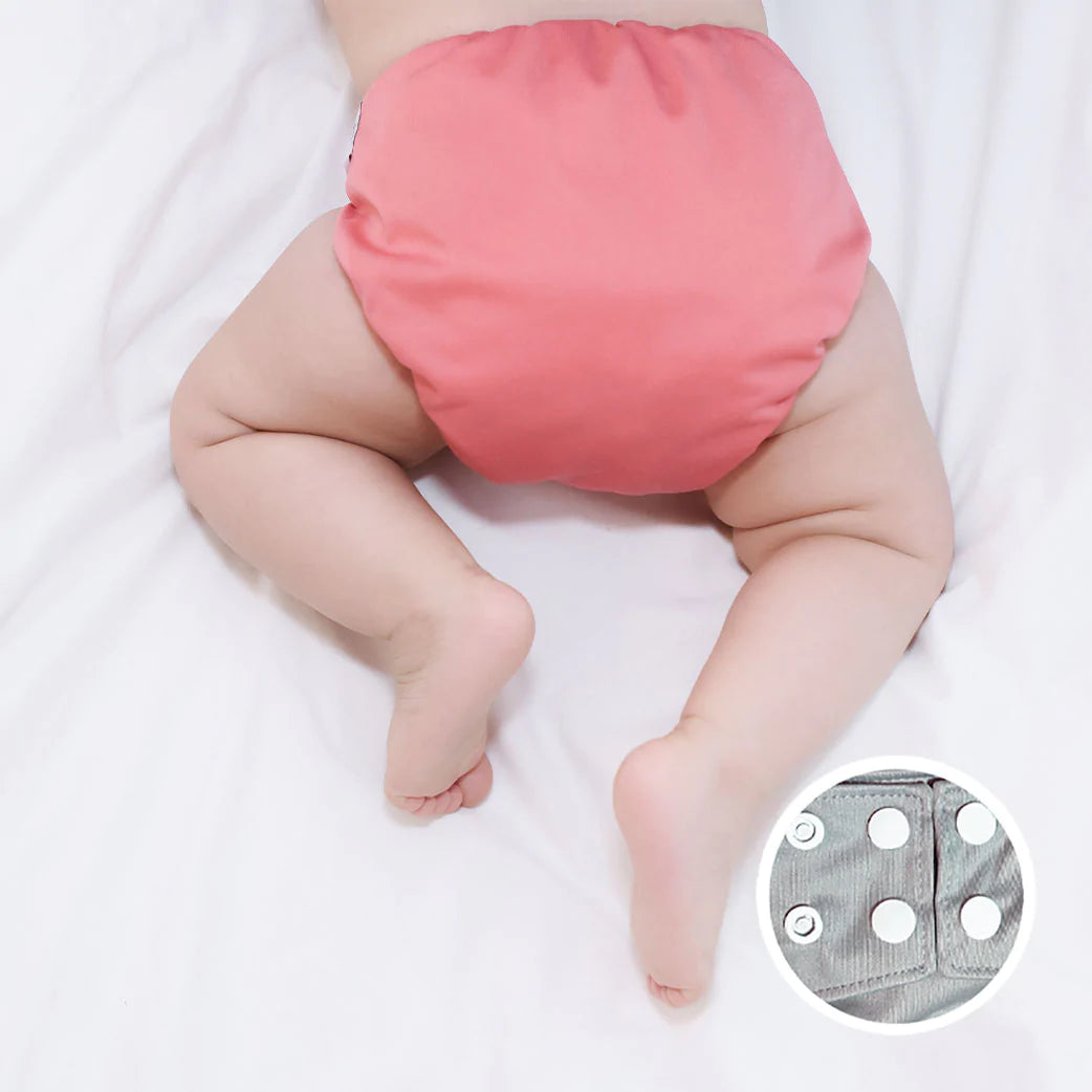 La Petite Ourse Cloth diaper with press stud pocket