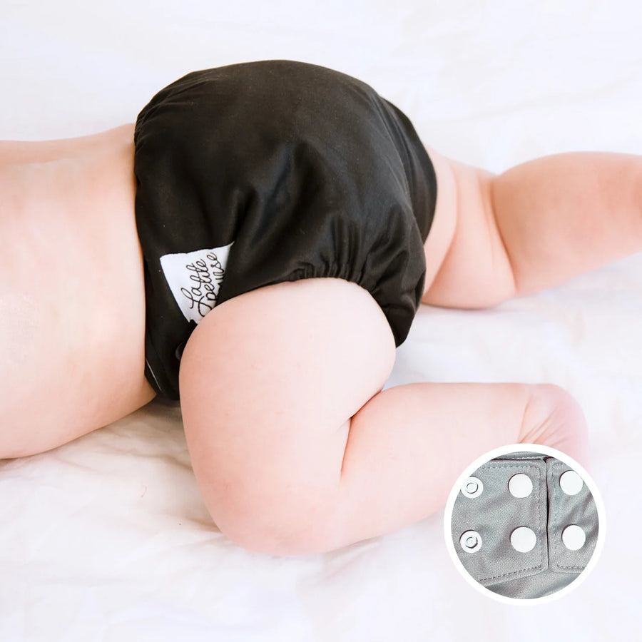 La Petite Ourse Cloth diaper with press stud pocket