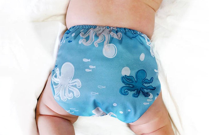 La Petite Ourse Cloth diaper with press stud pocket