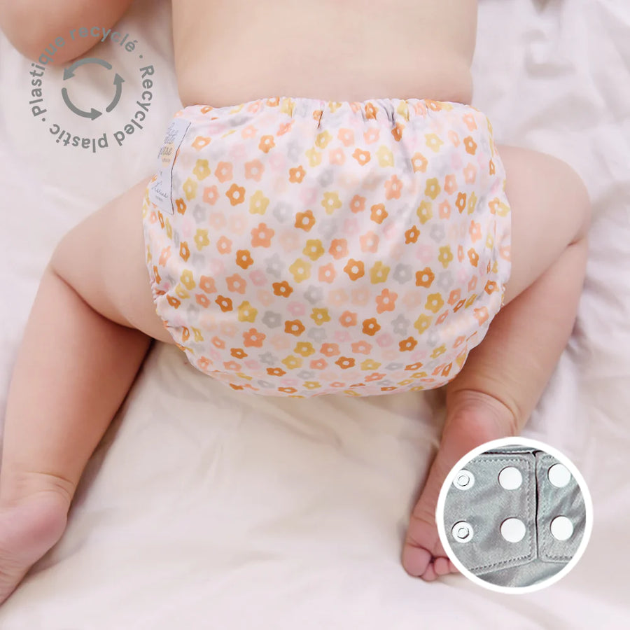 La Petite Ourse Cloth diaper with press stud pocket