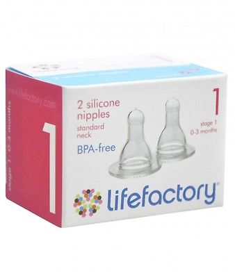 Lifefactory Tétines de remplacement - Boutique Planète Bébé