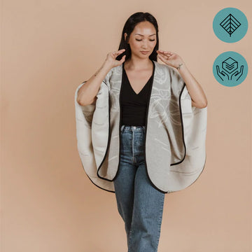 Mini Tipi Châle écoresponsable pour femme