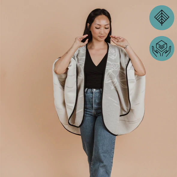 Mini Tipi Châle écoresponsable pour femme