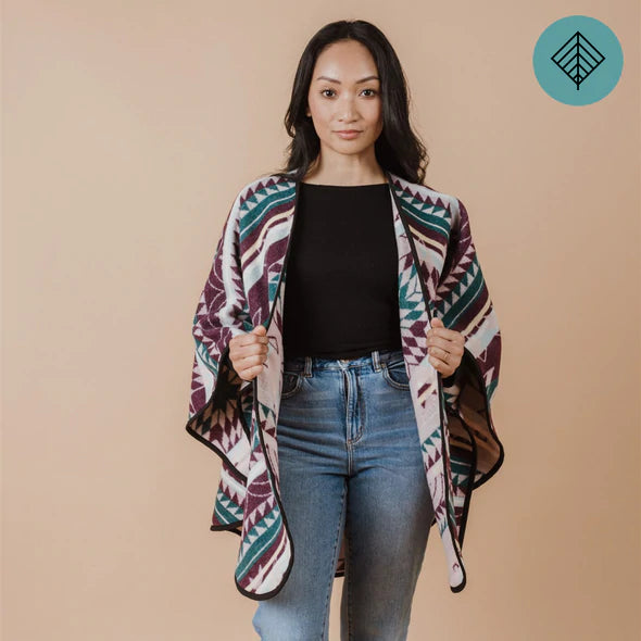 Mini Tipi Châle écoresponsable pour femme
