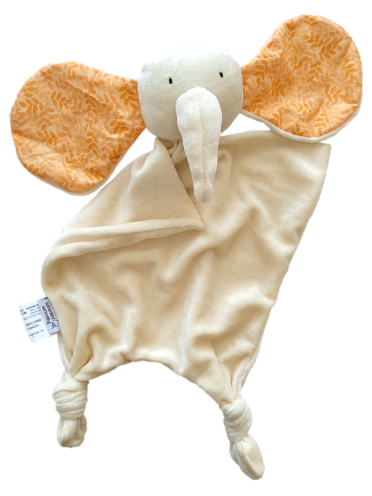 Papoum papoum Elephant cuddly toy in Bamboo