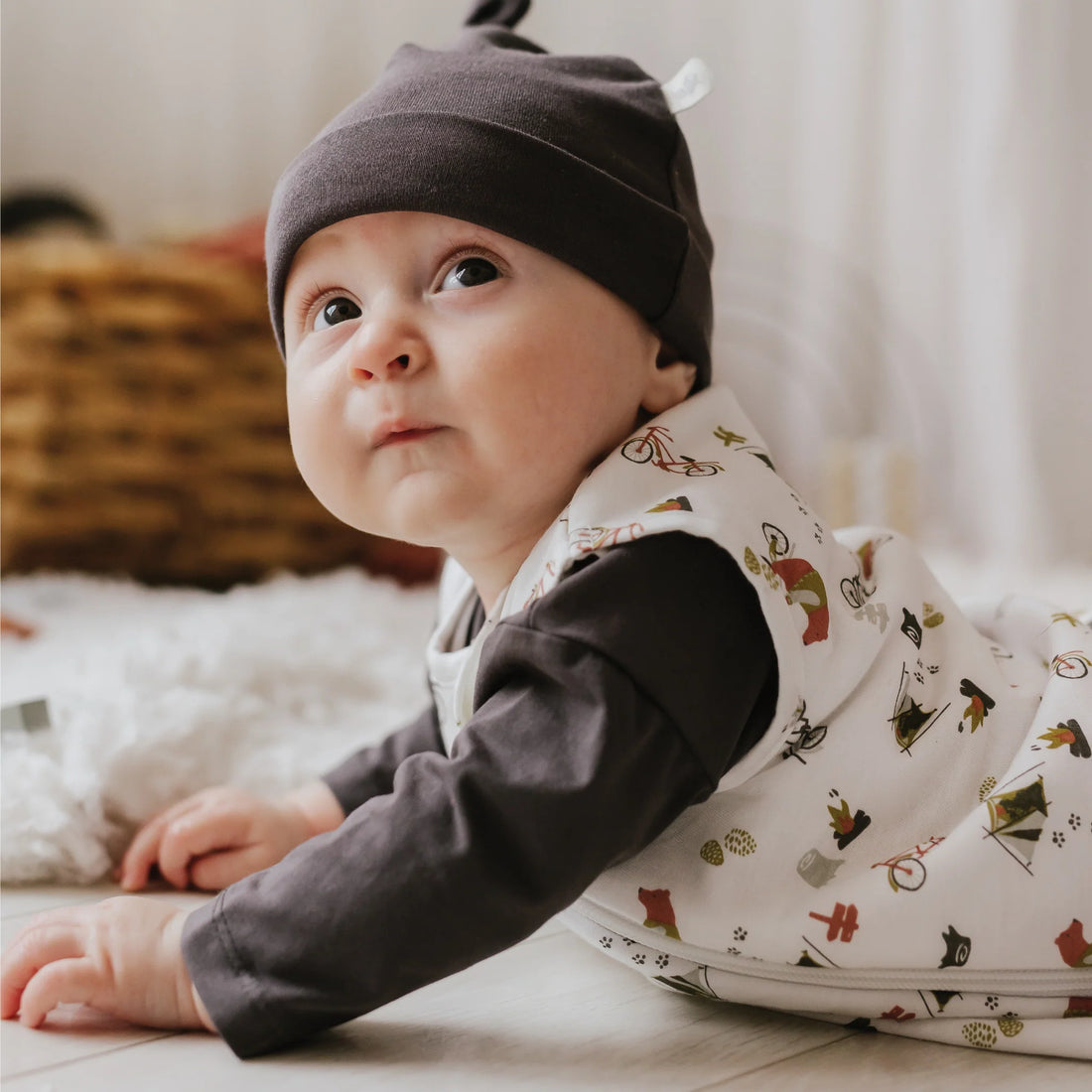 Bonnet pour bébé en bambou - Lotus – Perlimpinpin