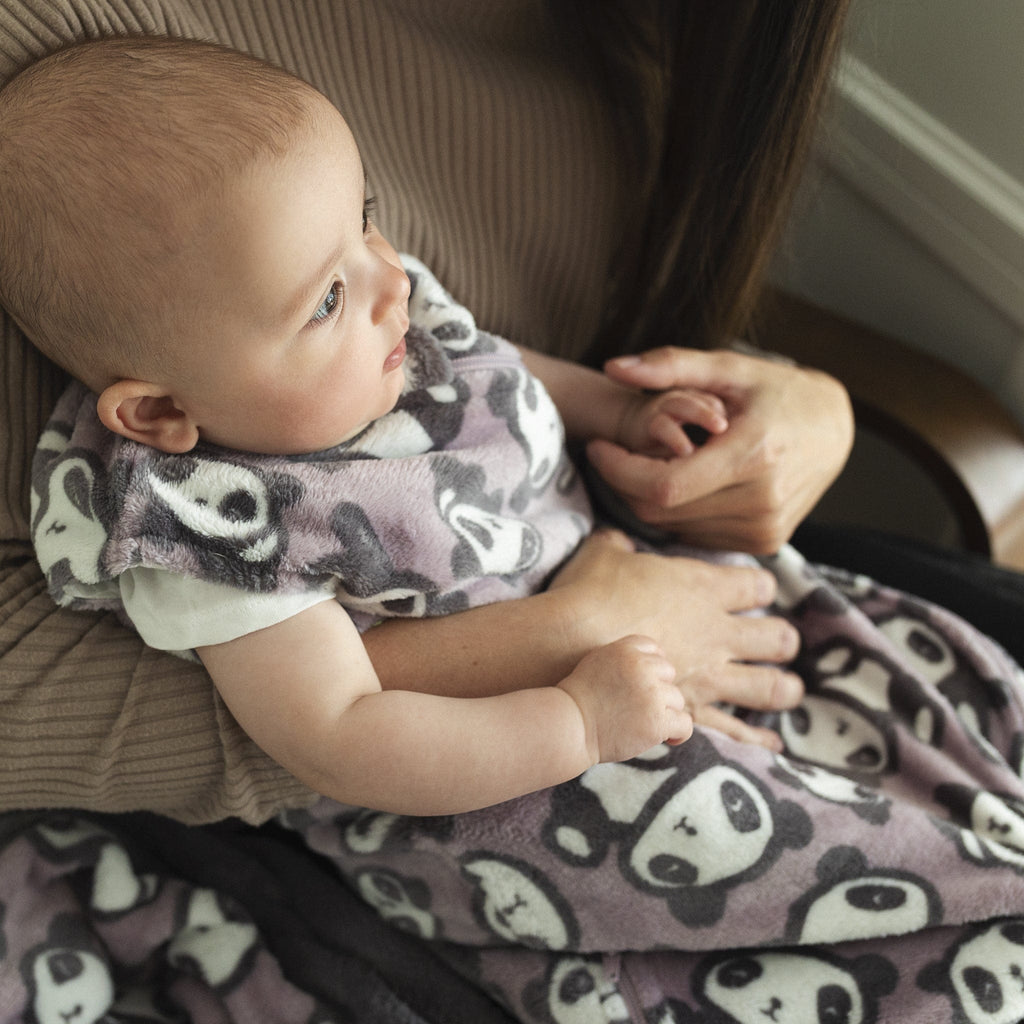 Perlimpinpin Dormeuse sac de nuit en peluche 1.5 Tog 0-6, 6-18 ou 18-36 mois Dodo Perlimpinpin 0-6 mois Pandas 