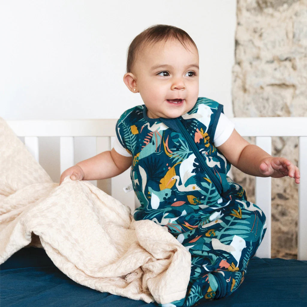 Perlimpinpin Dormeuse sac de nuit en mousseline de bambou 1.0 Tog 0-6, 6-18 ou 18-36 mois Dodo Perlimpinpin
