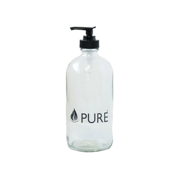 Pure Glass Bottle with Pump