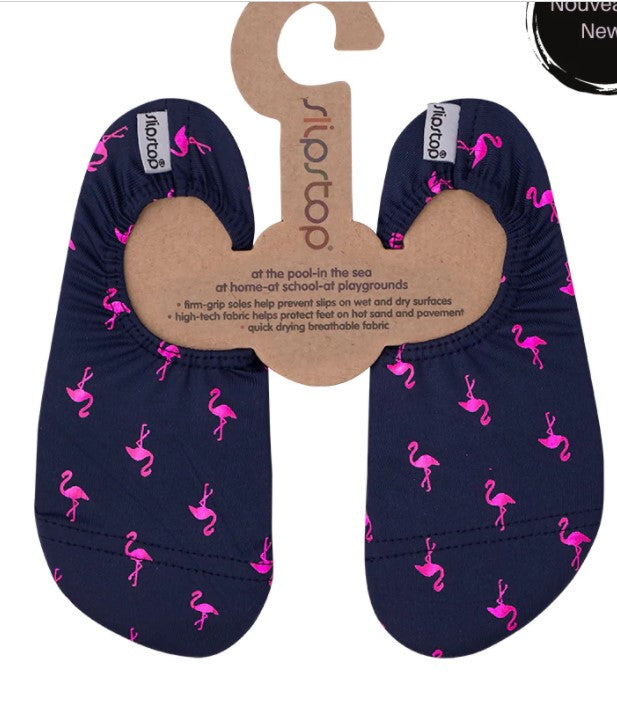 SlipStop Chaussons à semelles adhérentes Enfants L 6-8 ans (12-1) Vêtements SlipStop   
