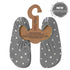 SlipStop Chaussons à semelles antidérapantes Enfants S 2-4 ans (7.5-9.5) Vêtements SlipStop Grey polka dots