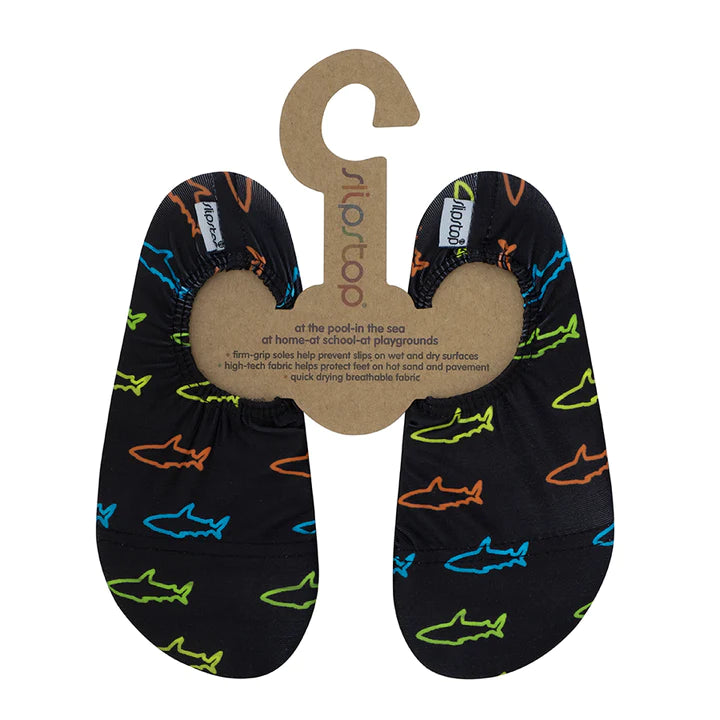 SlipStop Chaussons à semelles adhérentes Enfants L 6-8 ans (12-1) Vêtements SlipStop