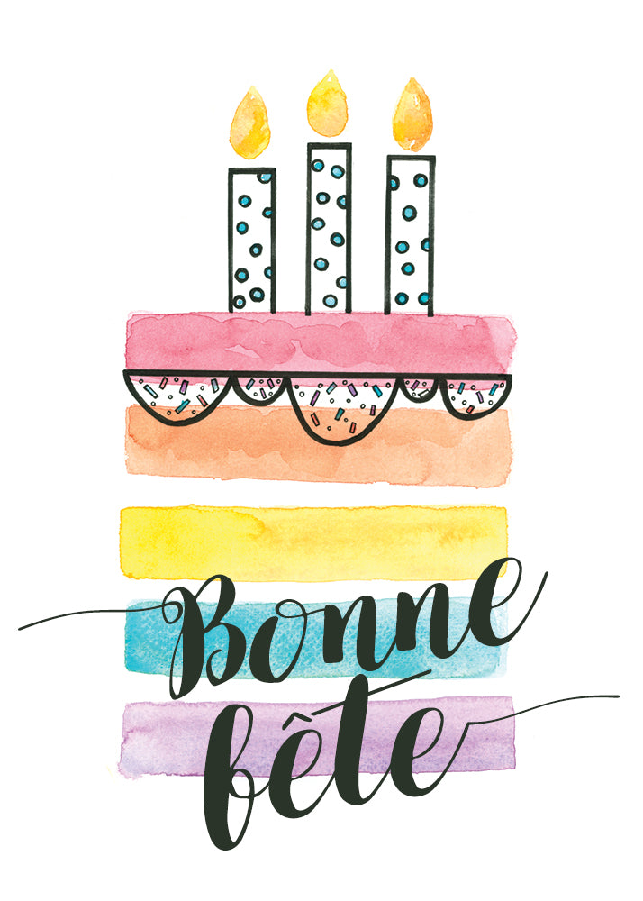 Stéphanie Renière Carte de souhait Bonne fête