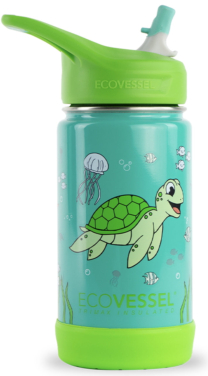 Ecovessel 12oz Insulated Straw Water Bottle