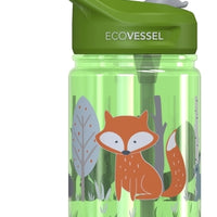 Ecovessel 12oz Straw Splash Water Bottle