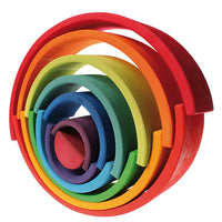 Grimm's Arc-en-ciel multicolore 12 morceaux - Boutique Planète Bébé