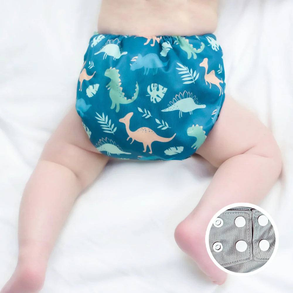 La Petite Ourse Cloth diaper with press stud pocket