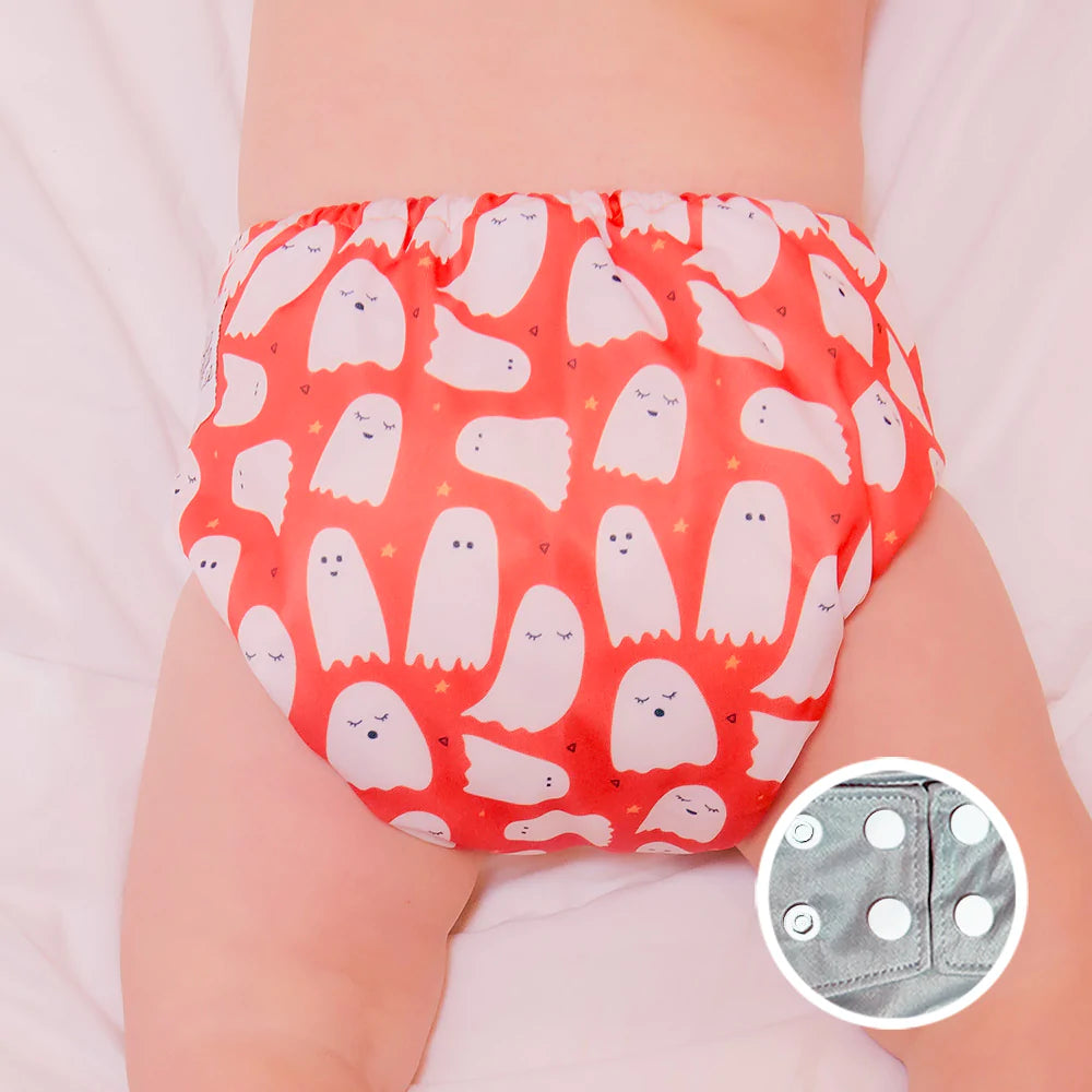 La Petite Ourse Cloth diaper with press stud pocket