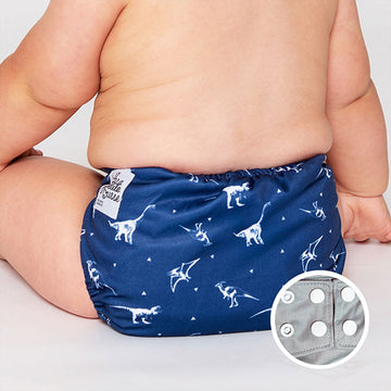 La Petite Ourse Cloth diaper with press stud pocket