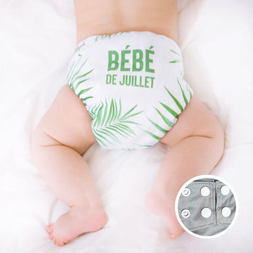 La Petite Ourse Cloth diaper with press stud pocket