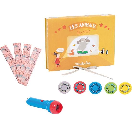 Moulin Roty Coffret cinéma Les animaux du soir - Boutique Planète Bébé