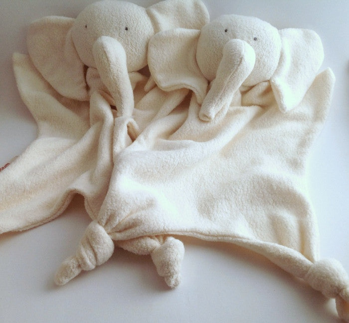 Papoum papoum Éléphant doudou en Coton Biologique Dodo Papoum Papoum Éléphant  