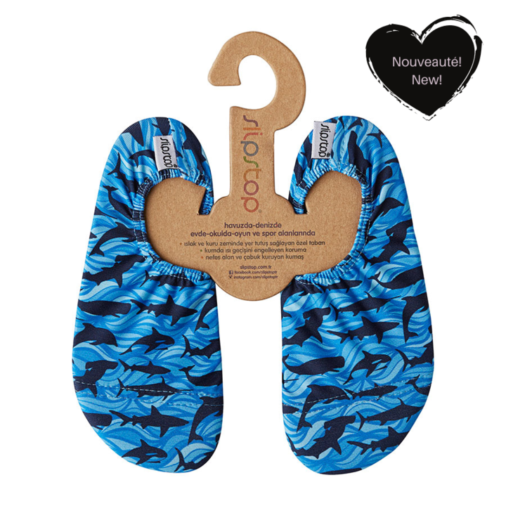 SlipStop Chaussons à semelles adhérentes Enfants XL 8-10 ans (1.5-3.5) Vêtements SlipStop Hunter